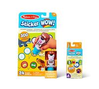 Melissa & Doug Sticker WOW Dog Bundle: Sticker Stamper, 24-Page Activity Pad, 600 Total Stickers, Arts and Crafts Fidget Toy Collectible Character