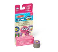 Melissa & Doug Sticker WOW! Mini Activity Pad and 200 Refill Stickers for Sticker Stamper Arts and Crafts Fidget Toy Collectibles - Assorted Favourite Things Stickers - FSC Certified