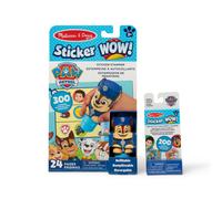 Melissa & Doug Sticker Wow! PAW Patrol Chase Bundle: 24-Page Activity Pad, Sticker Stamper, 500 Stickers, Mini Pad, Arts and Crafts Fidget Toy Collect