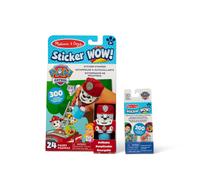 Melissa & Doug Sticker Wow! PAW Patrol Marshall Bundle: 24-Page Activity Pad, Sticker Stamper, 500 Stickers, Mini Pad, Arts and Crafts Fidget Toy Coll