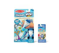 Melissa & Doug Sticker Wow!™ Shark Bundle: 24-Page Activity Pad, Sticker Stamper, 500 Stickers, Mini Pad, Arts and Crafts Fidget Toy Collectible Character