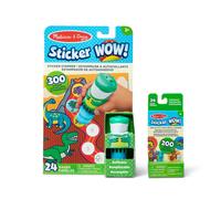 Melissa & Doug Sticker Wow Stamper & Activity Pad Dinosaur | Book & Travel Toys for Children | Age 3+