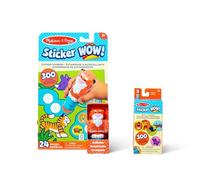 Melissa & Doug Sticker WOW Tiger Bundle: Sticker Stamper, 24-Page Activity Pad, 600 Total Stickers, Arts and Crafts Fidget Toy Collectible Character