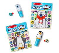 Melissa & Doug Sticker Wow! Winter (Polar Bear and Penguin) Value Pack Arts and Crafts Collectibles - 2 Activity Pads 2 Sticker Stampers 2 Bonus Sti