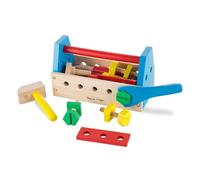Melissa & Doug Take-Along Tool Kit, Construction, Building set, Pretend play, Develop hand-eye coordination skills, Counting and sorting, Colour recognition, 3+, Gift for Boy or Girl