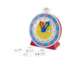 Melissa & Doug Tell The Time Turn & Tell Clock Practical Learning Toy
