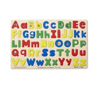 Melissa & Doug Wooden Puzzle - Upper & Lower Case Alphabet Letters - E-Commerce Packaging