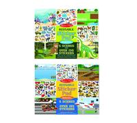 Melissa & Doug Vehicles and Habitats Reusable Bundle Sticker Pad