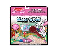 Melissa & Doug Water WOW! Fairy Tale Deluxe | Water Reveal Travel Book | Activity Pad | 3+ | Gift for Boy or Girl, White