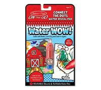 Melissa & Doug Water WOW! Farm Magic Painting Books with Water Pens | Water Colouring Books for Children Age 3 4 5 6 7 | Travel Toys for Toddlers on Plane Activities for Kids Travel Activity Packs