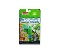 Melissa & Doug Water WOW! Jungle Magic Painting Books with Water Pens | Water Colouring Books for Children Age 3 4 5 6 7 | Travel Toys for Toddlers on Plane Activities for Kids Travel Activity Packs