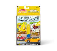 Melissa & Doug Water WOW, Vehicles Magic Painting Book with Water Pen, Colouring Books for Children Age 3 4 5 6 7, Travel Toys for Toddlers on Plane Activities for Kids