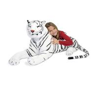 Melissa & Doug White Tiger Giant Stuffed Animal Plush Soft Toy