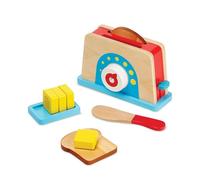 Melissa & Doug Bread And Butter Toaster Set Wooden Play Toy