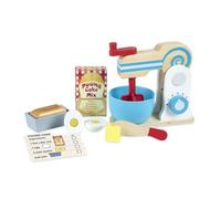 Melissa & Doug Wooden Cake Baking Mixer 11 Piece Pretend Play Set NEW