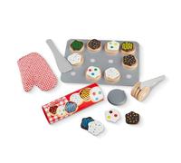 Melissa & Doug Wooden Cookie Set | Pretend Play | Play Food Toy for Kids | 3+ | Gift for Boy or Girl