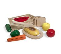 Melissa & Doug Wooden Cutting Food | Pretend Play | Play Food | 3+ | Gift for Boy or Girl