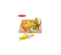Melissa & Doug Wooden Cutting Fruit | Pretend Play | Play Food | 3+ | Gift for Boy or Girl