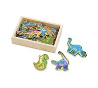 Melissa & Doug Wooden Dinosaur Magnets + Fridge Magnets for Kids, Early Development & Activity Toys, Learning Toys for 2+ Year Old Girls or Boys