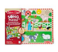 Melissa & Doug Wooden Farm Animals Sound Puzzle for Toddlers (2+ Years) - Interactive Peg Puzzle with Realistic Animal Sounds, Educational Learning Toy for Kids