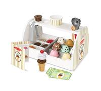 Melissa & Doug Wooden Ice Cream Counter | Pretend Play | Play Food | 3+ | Gift for Boy or Girl