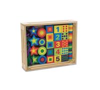 Melissa & Doug Wooden Jumbo Lacing Beads