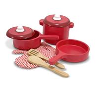 Melissa & Doug Wooden Kitchen Accessory Set Fun Kids Gift Act Play Role 12610