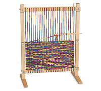 Melissa & Doug 9381 Wooden Multi-Craft Weaving Loom: Extra-Large Frame (22.75 x 16.5 inches), Multicolor, 41.91 cm H x 57.785 cm W x 24.13 cm L