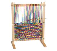 Melissa & Doug Wooden Multi-Craft Weaving Loom: Extra-Large Frame (22.75 x 16.5 inches)