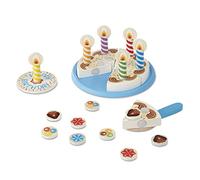 Melissa and Doug Birthday Cake Set, Blue/brown/green