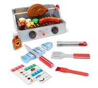 Melissa & Doug Wooden Rotisserie & Grill Barbecue Play Set
