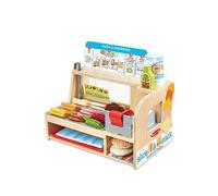 Melissa & Doug Wooden Slice & Stack Sandwich Counter Playset One Colour