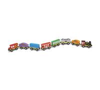 Melissa & Doug Wooden Train Cars 8 Piece Set | Magnetic Wooden Trains & Carriages | Toys for 3 Year Old Boy | Gifts for 3+ Year Old Boys & Girls 3 4 5 6