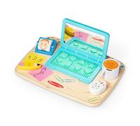 Melissa & Doug Wooden work & play desktop activity board infant & toddler toy, Early development & activity toys, Wooden baby sensory toy 12 months plus, Gift baby girl & baby boy, Multicolor (30753)