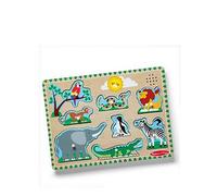 Melissa & Doug Zoo Animals Sound Puzzle One Colour