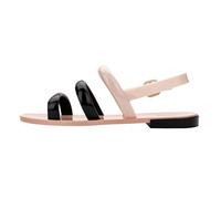 Melissa Essential Wave Sandals for Women, Beige/Black, 7 UK