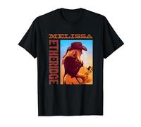 Melissa Etheridge Western T-Shirt, Men, Black, 6X-Large