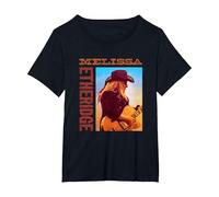Melissa Etheridge Western T-Shirt, Women's Plus, Black, 2X