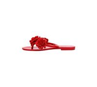 Melissa Harmonic Collection Flip Flops for Women, Harmonic Springtime - Red, 5 UK