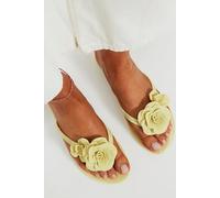 Melissa Harmonic Petals Flip Flops at Free People in Green, Size: US 6 - female