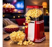 MELISSA Home Popcorn Maker Machine Electric Red Hot Air Popcorn 1200W