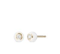 Melissa Kaye 18K yellow gold medium Audrey diamond earrings M