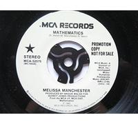 Melissa Manchester - Manchester, Melissa Mathematics 7" MCA MCA52575 EX 1985 US pressing, demo