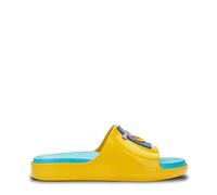 melissa Mini Cloud Slide + Fabula Inf Flat Sandal, Lemon Tree, 2 UK