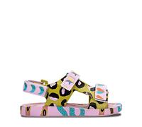 Melissa Mini Pingpong + Fabula Inf Flat Sandal, Purple, 0 UK