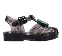 Melissa Mini Possession + Fabula Bb Flat Sandal, Black, 9.5 UK Child