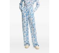 Melissa Odabash leaf-print trousers - Blue M-L-XL