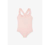 Melissa Odabash Melissa Odabash Johanna Frilled Swim Suit 2-12 Years Rose 4 Years