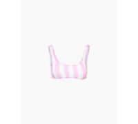 Melissa Odabash Womens Pink Stripe Ponza Striped Bikini Top 14