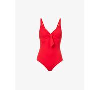 Melissa Odabash Womens Red Lisbon Bow-embellished Swimsuit 16